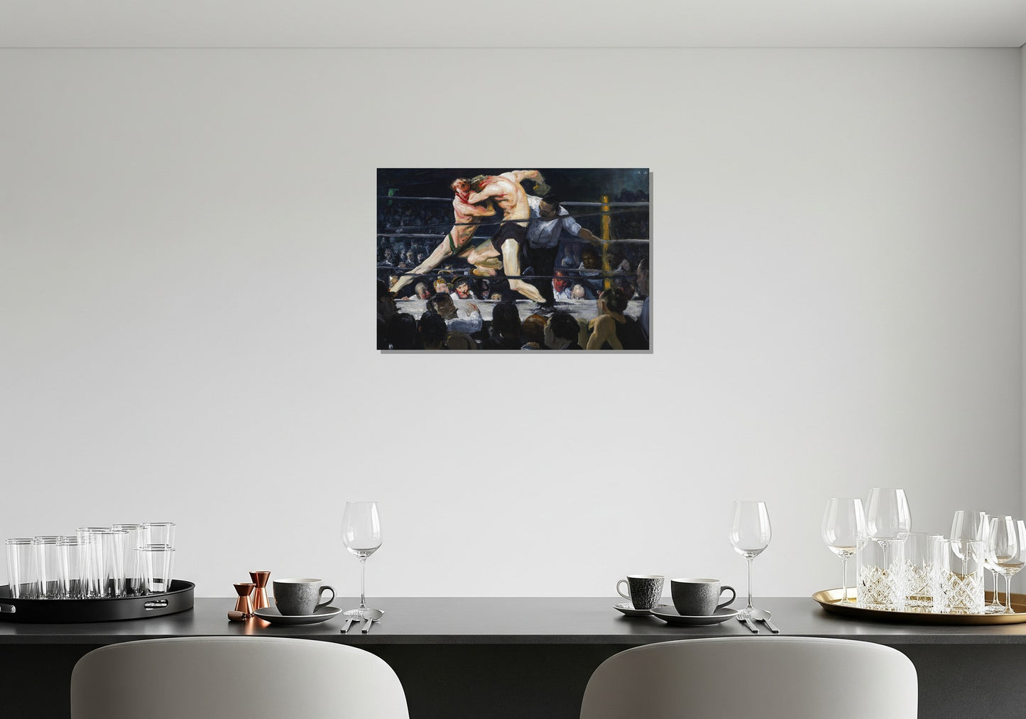 Despedida de soltero en Sharkeys - George Bellows