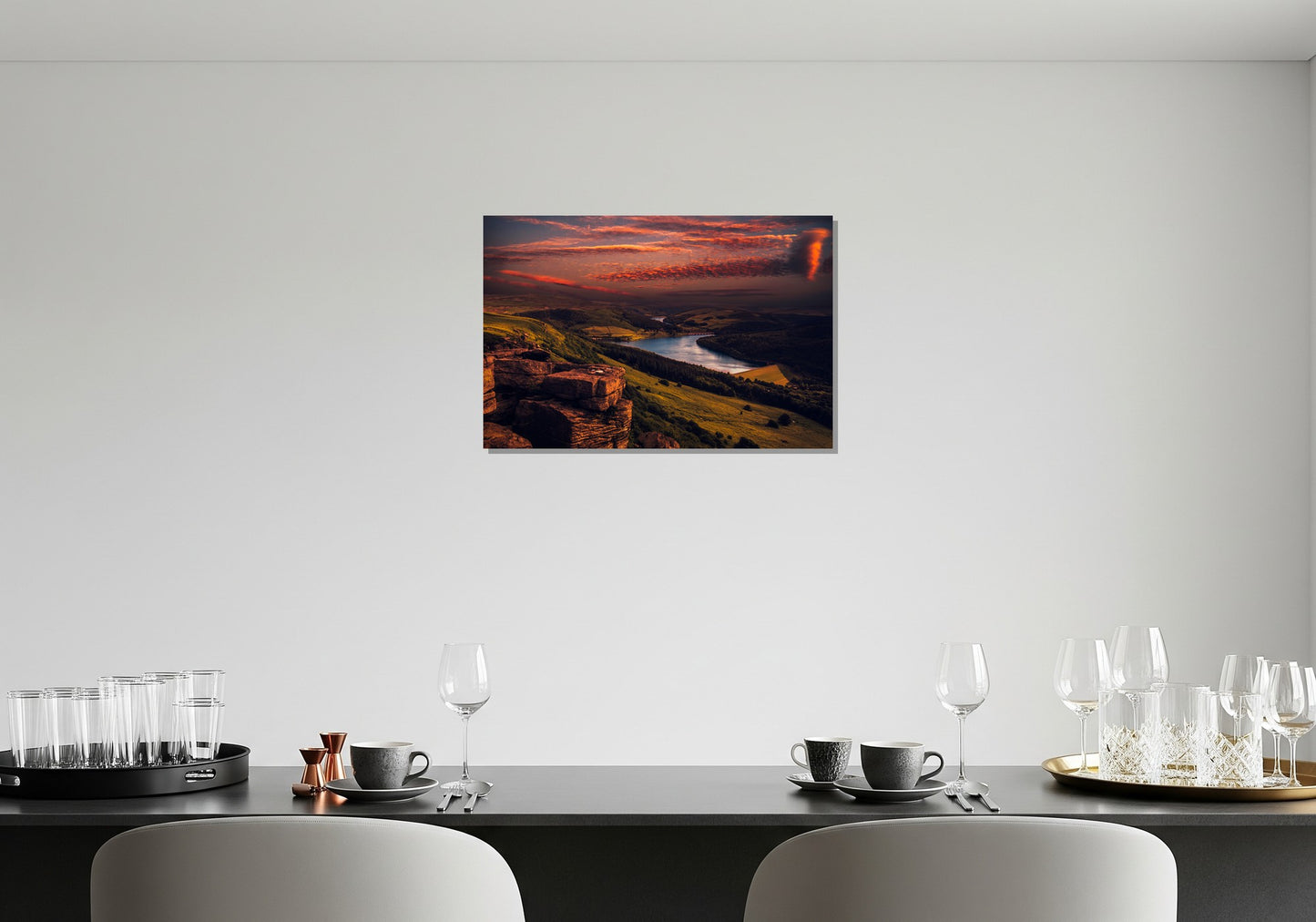 Dramático atardecer