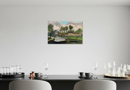 El barco lavadero del puente de Charenton - Henri Rousseau