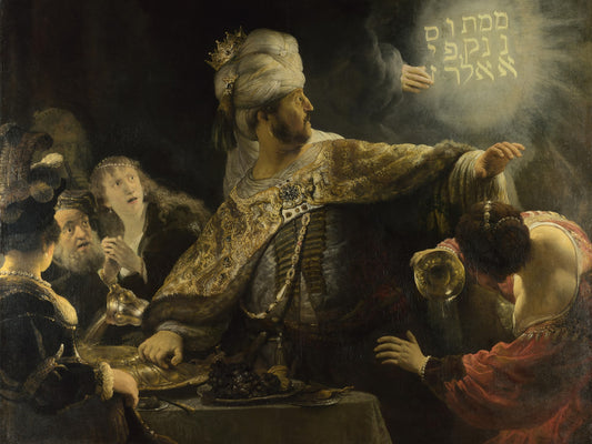 El festín de Baltasar - Rembrandt van Rijn