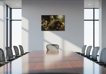 El festín de Baltasar - Rembrandt van Rijn