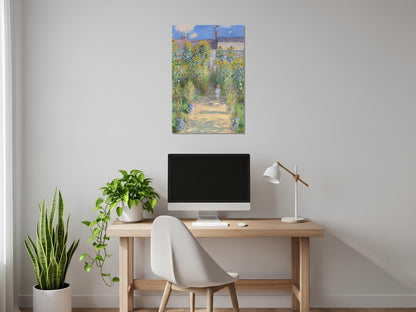 El jardín del artista en Vétheuil - Claude Monet
