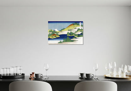 El lago de Hakone en la provincia de Sagami - Katsushika Hokusai