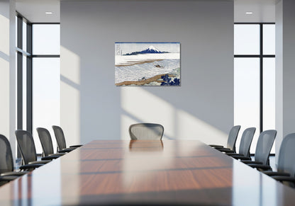 El río Joya en la Provincia de Musashi - Katsushika Hokusai