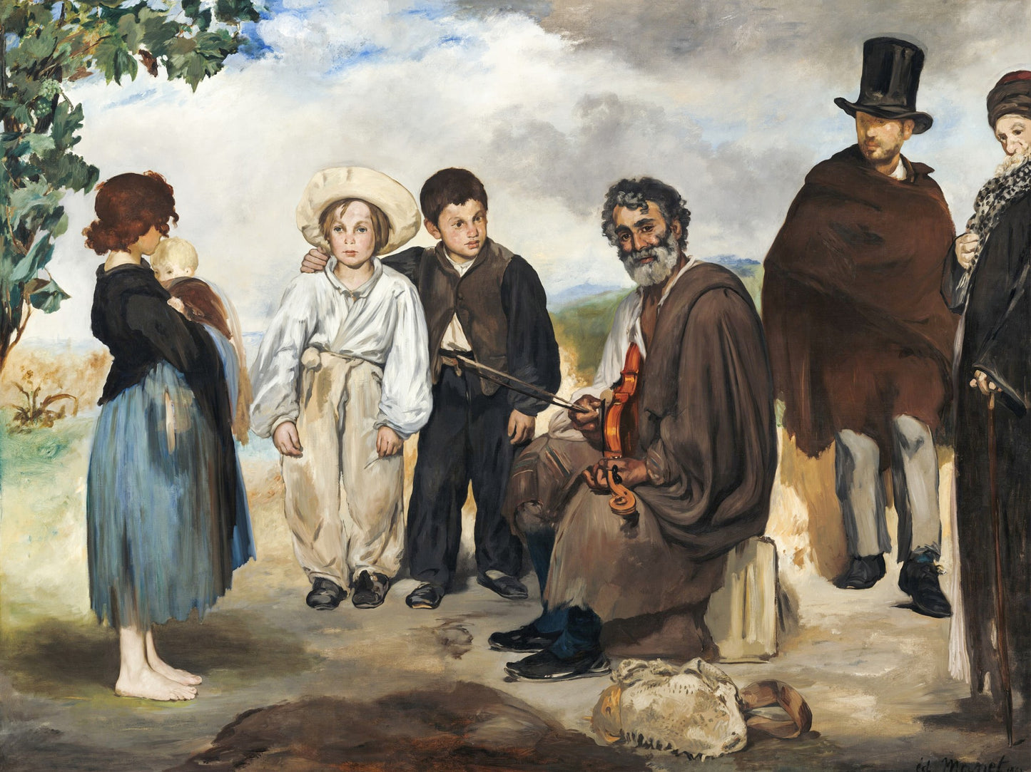 El viejo músico - Edouard Manet
