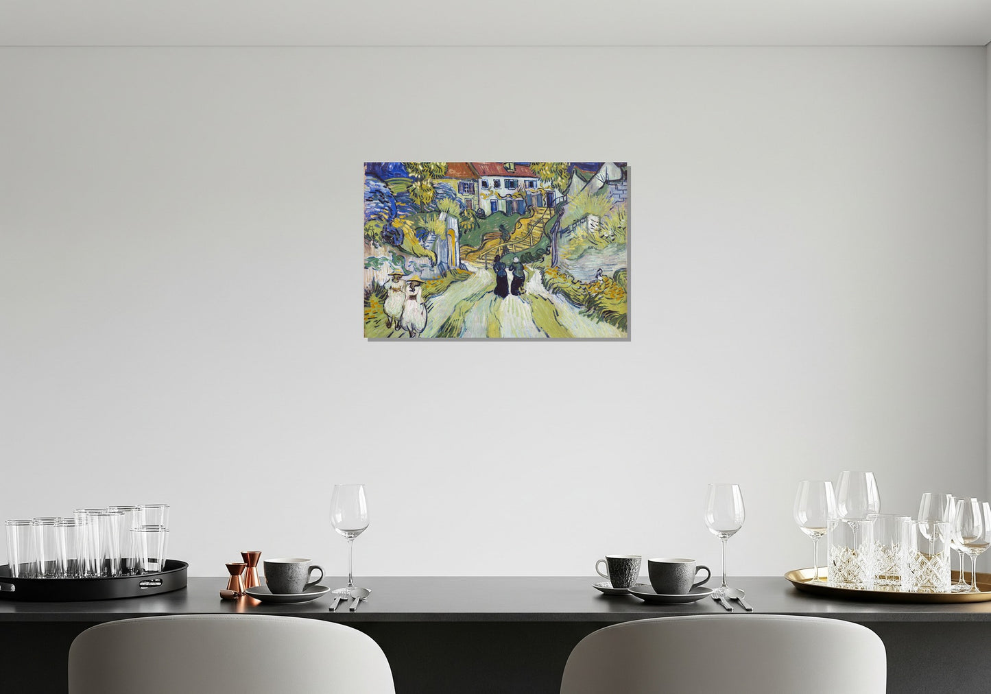 Escalera en Auvers - Vincent van Gogh