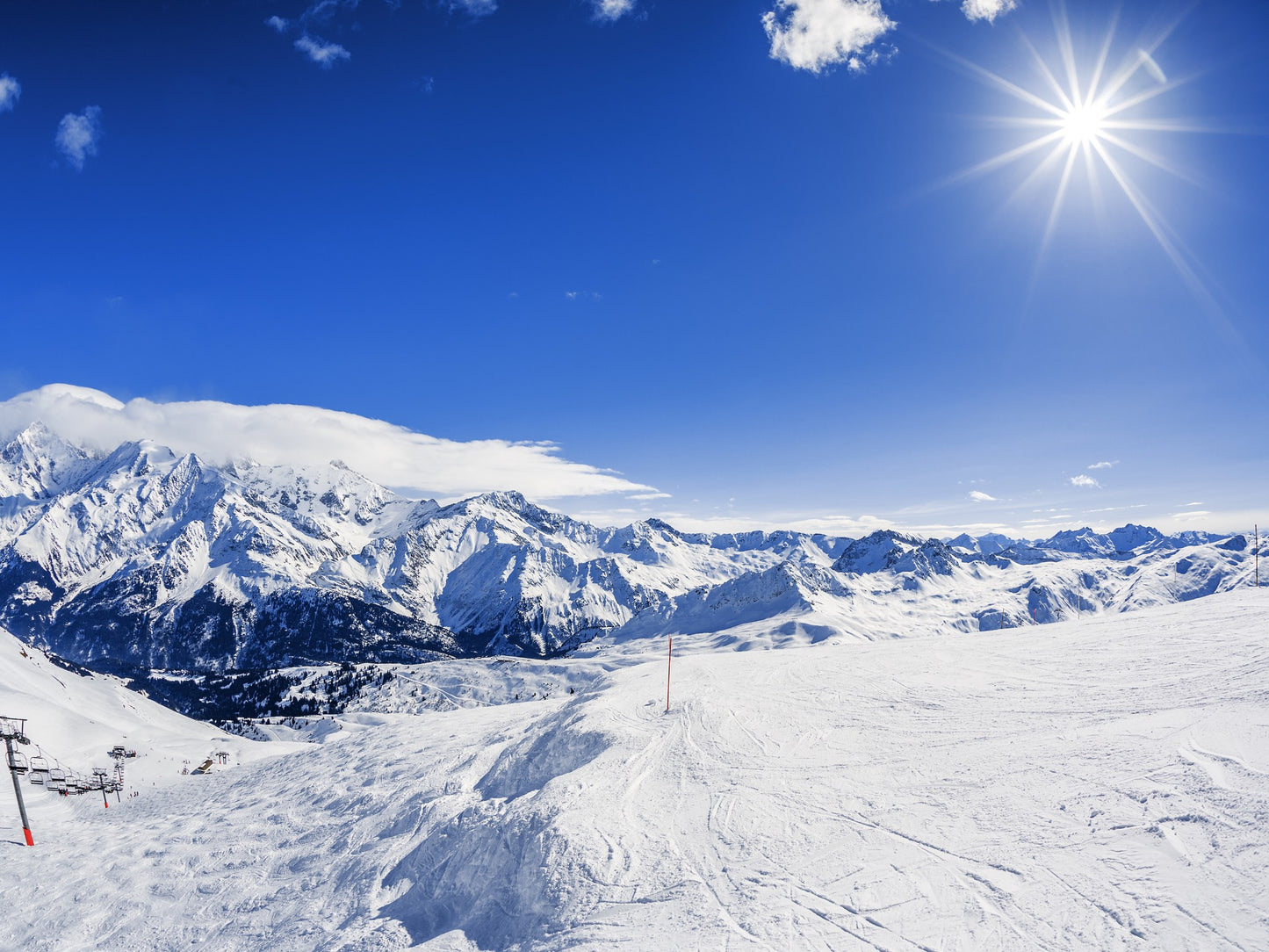 Esquí en la montaña