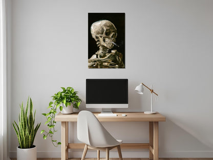 Esqueleto fumando - Vincent van Gogh