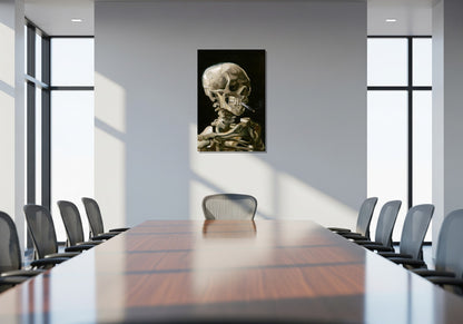 Esqueleto fumando - Vincent van Gogh