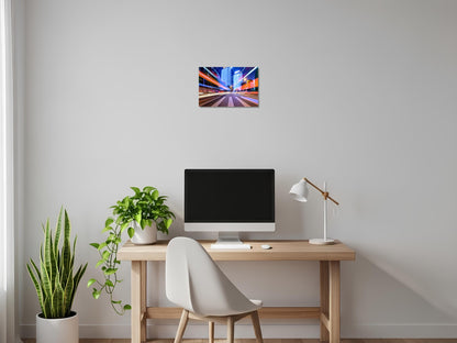 Estelas de colores vibrantes