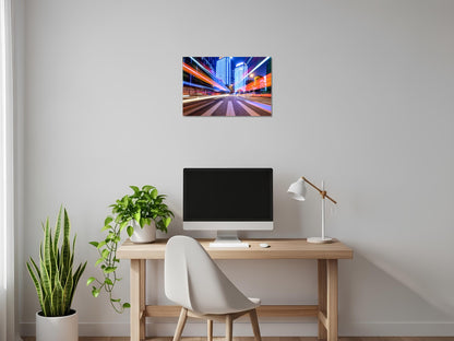 Estelas de colores vibrantes