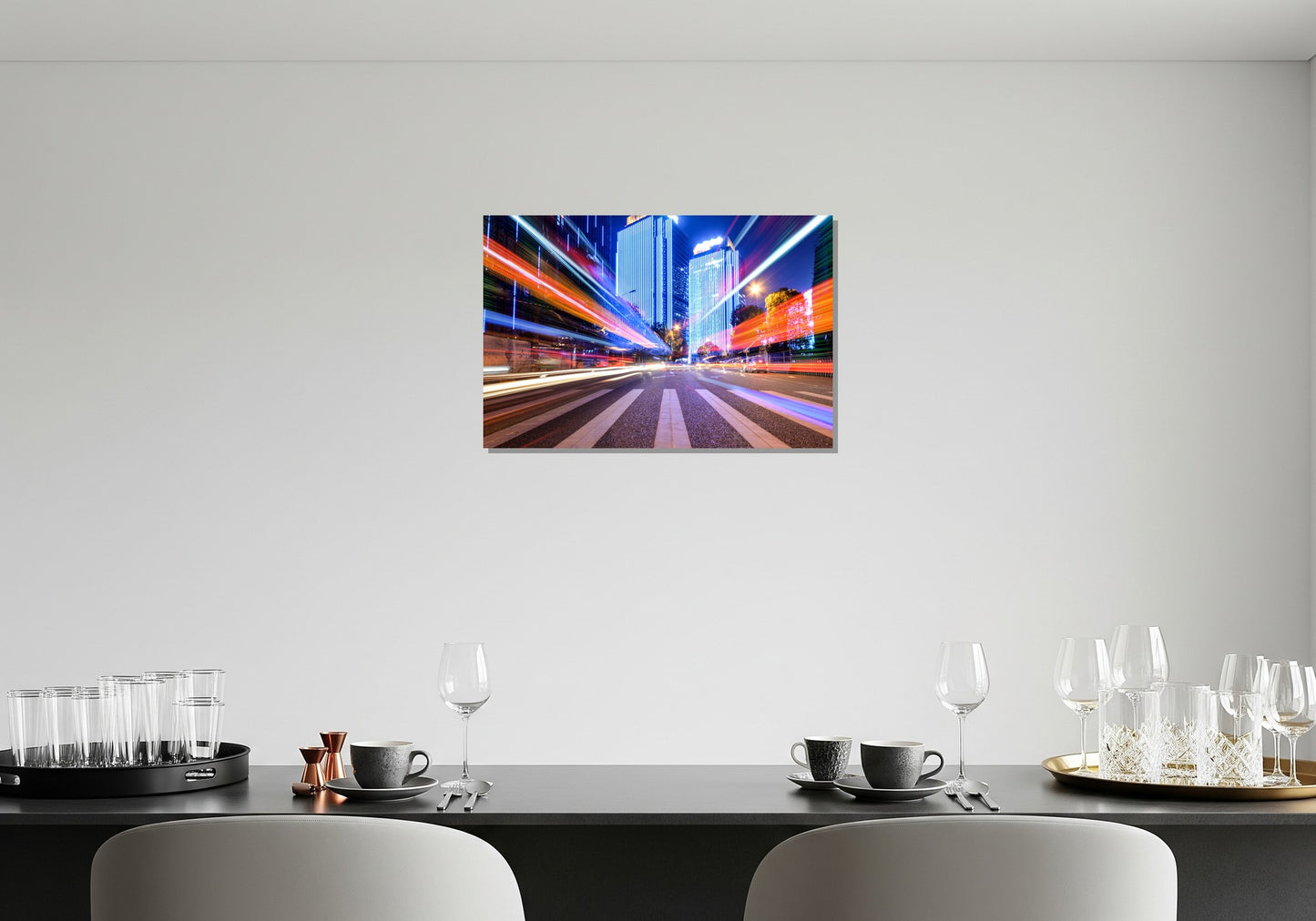 Estelas de colores vibrantes