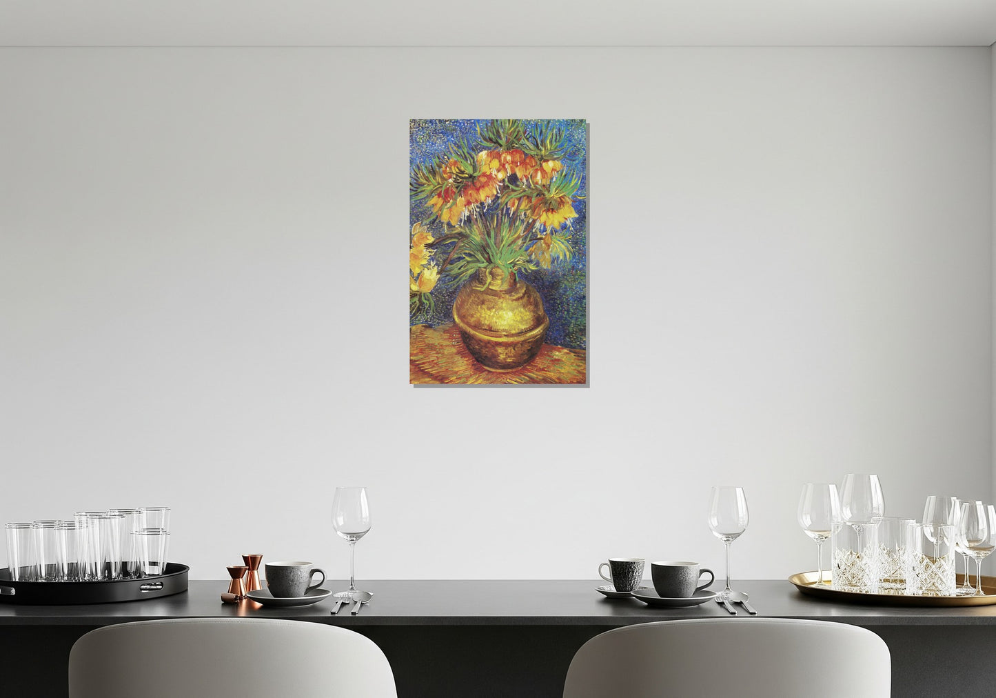 Fritilarias imperiales en un jarrón de cobre - Vincent van Gogh