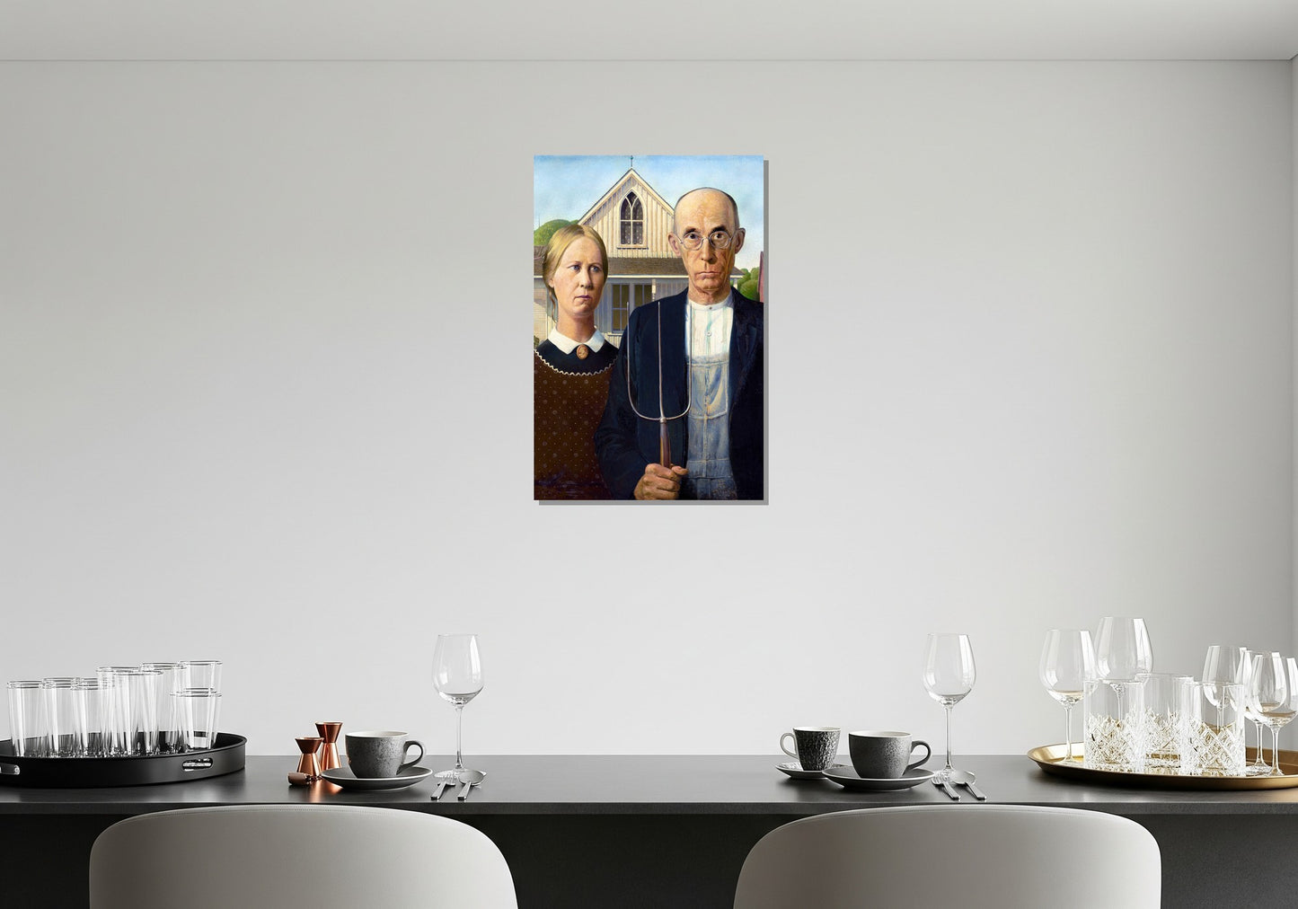 Gótico americano - Grant Wood