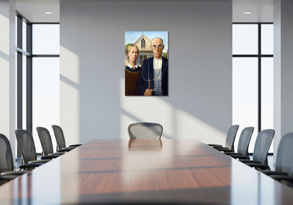 Gótico americano - Grant Wood