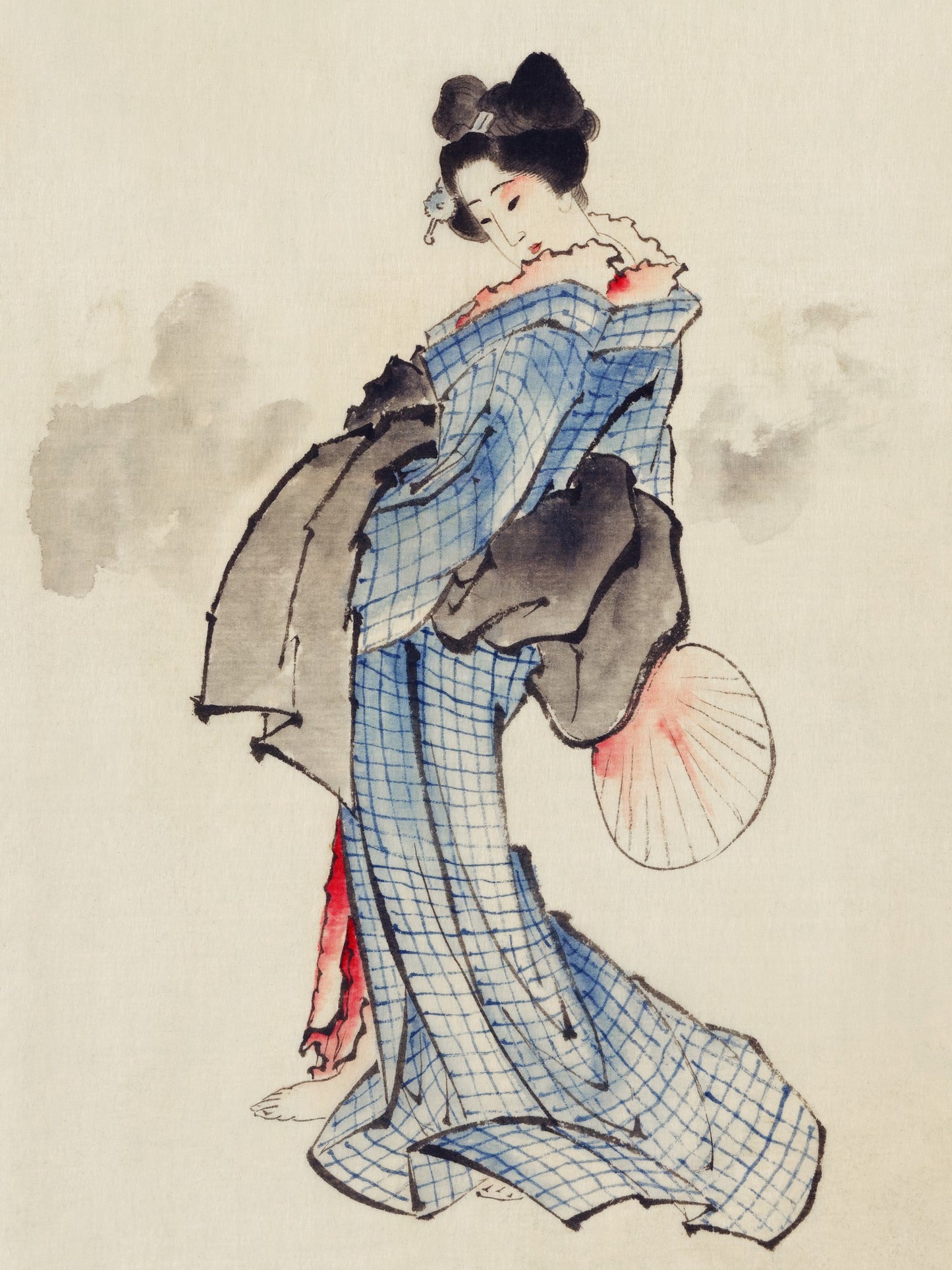 Geisha - Katsushika Hokusai