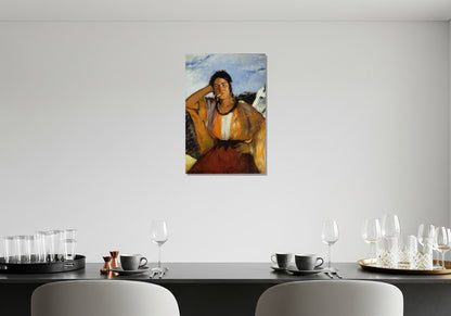 Gitana con un cigarrillo - Edouard Manet