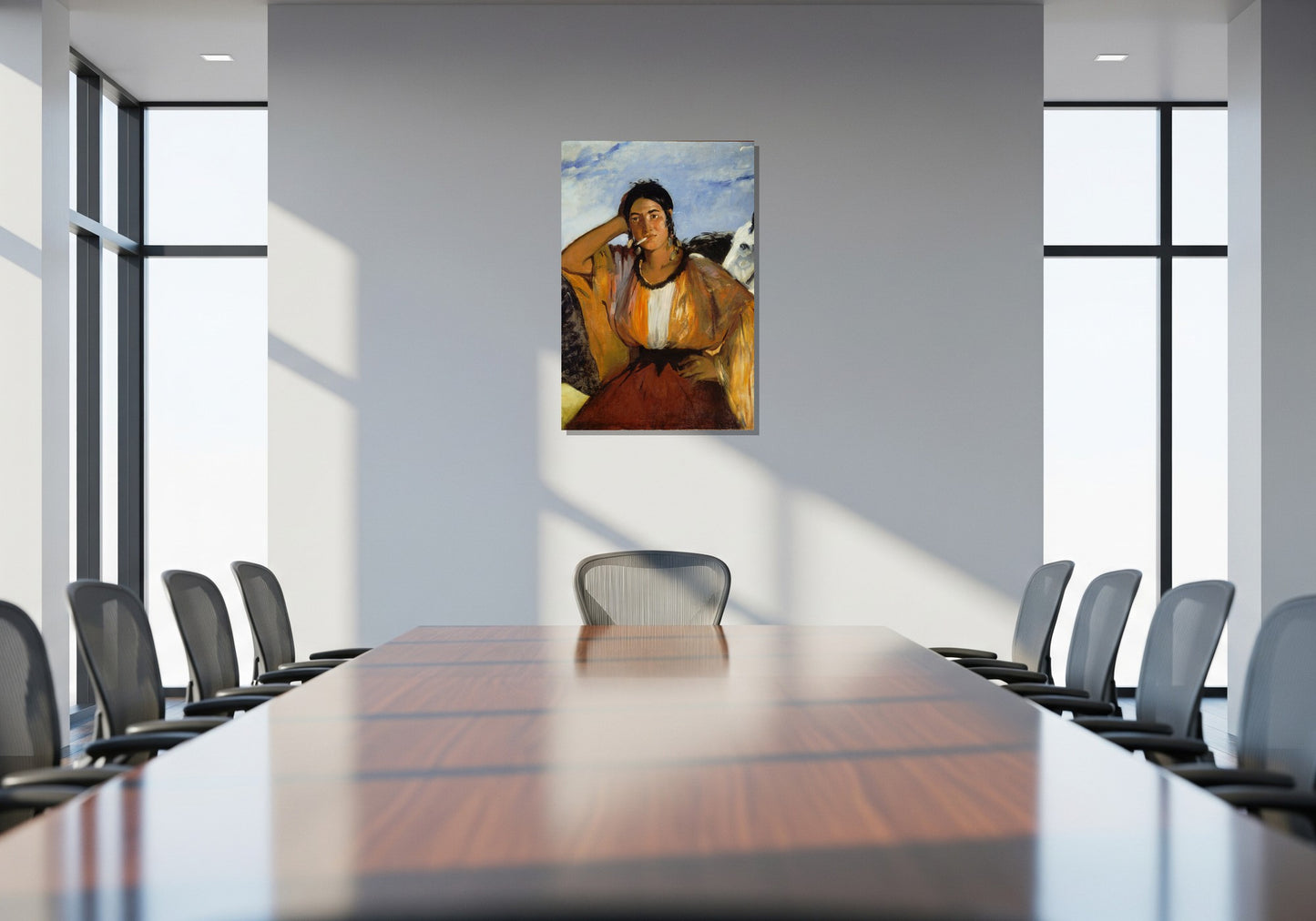 Gitana con un cigarrillo - Edouard Manet