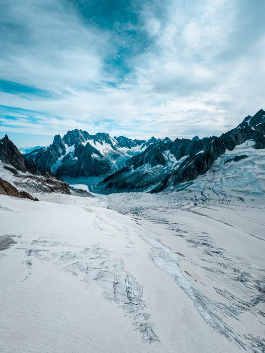 Glaciar de alta montaña