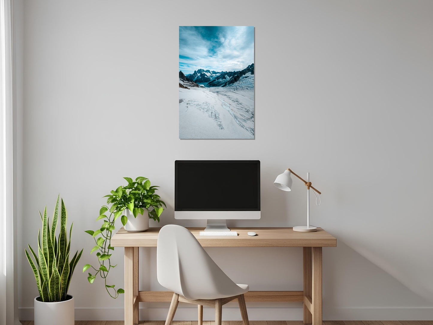 Glaciar de alta montaña