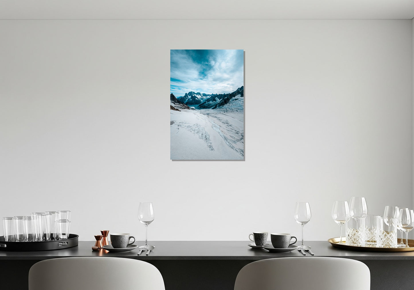 Glaciar de alta montaña