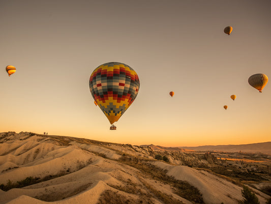 Globos sobre el desierto