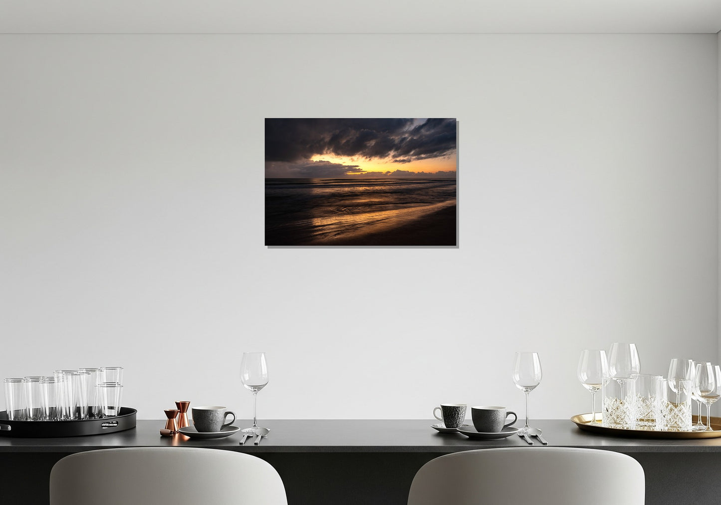 Grises de un atardecer