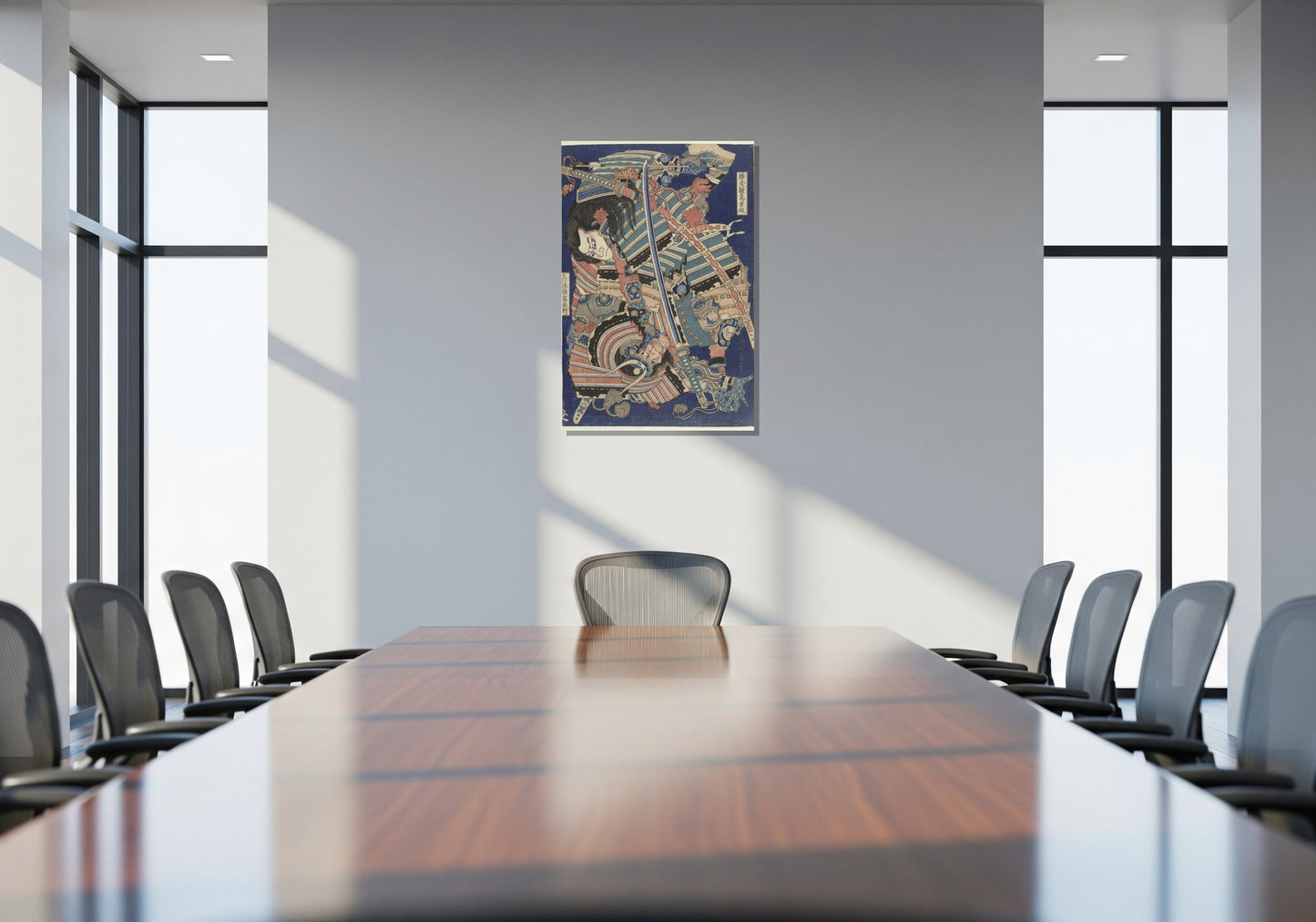 Héroes luchadores - Katsushika Hokusai