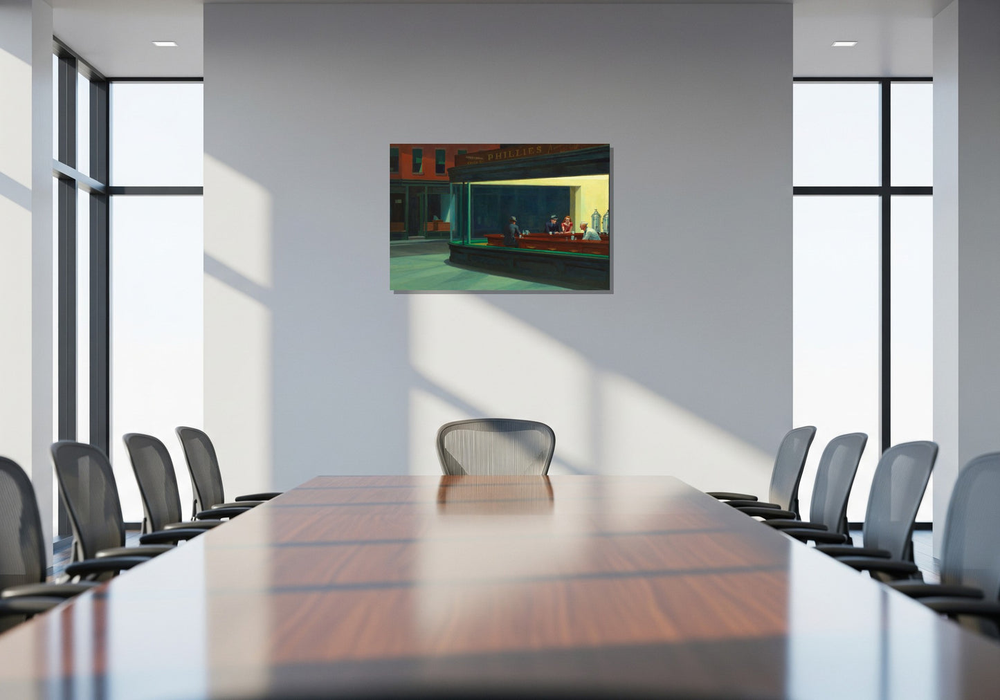 Halcones nocturnos -Edward Hopper