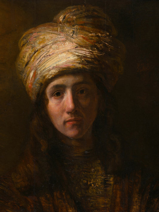 Hombre con turbante - Rembrandt van Rijn