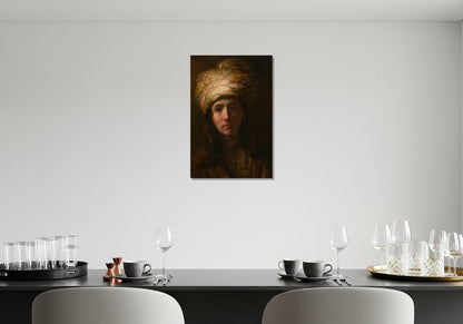 Hombre con turbante - Rembrandt van Rijn