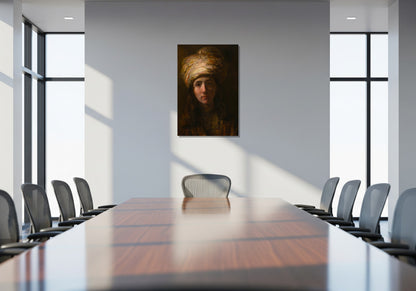 Hombre con turbante - Rembrandt van Rijn