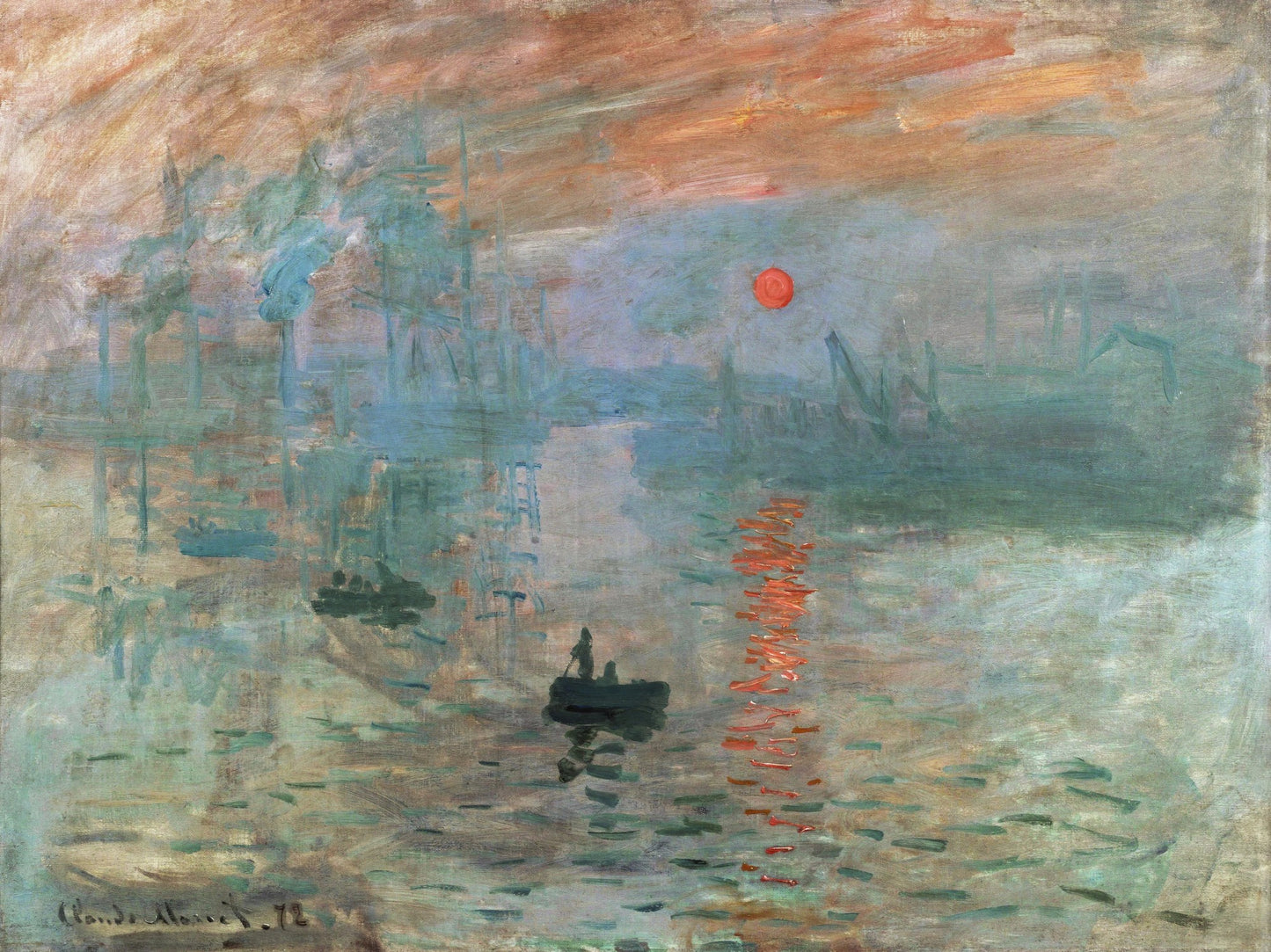 Impresión, sol naciente - Claude Monet