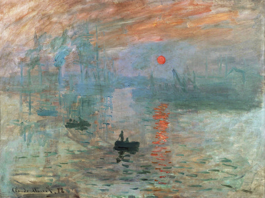 Impresión, sol naciente - Claude Monet