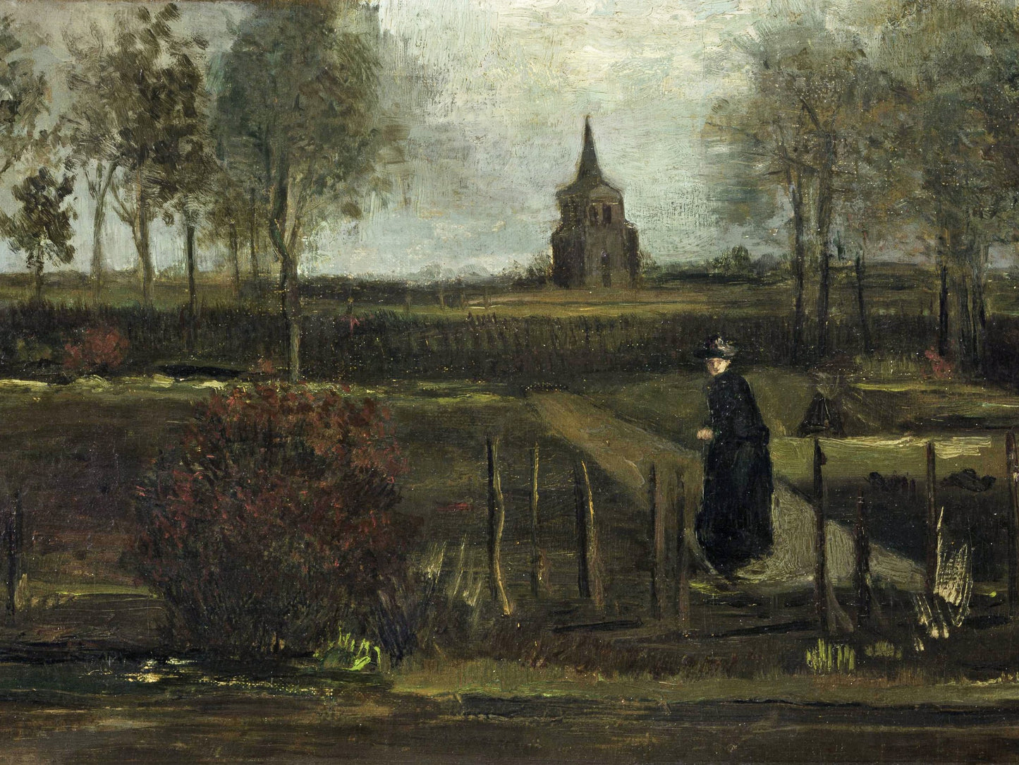Jardín rectoral en Nuenen en primavera - Vincent van Gogh