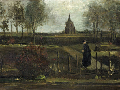 Jardín rectoral en Nuenen en primavera - Vincent van Gogh