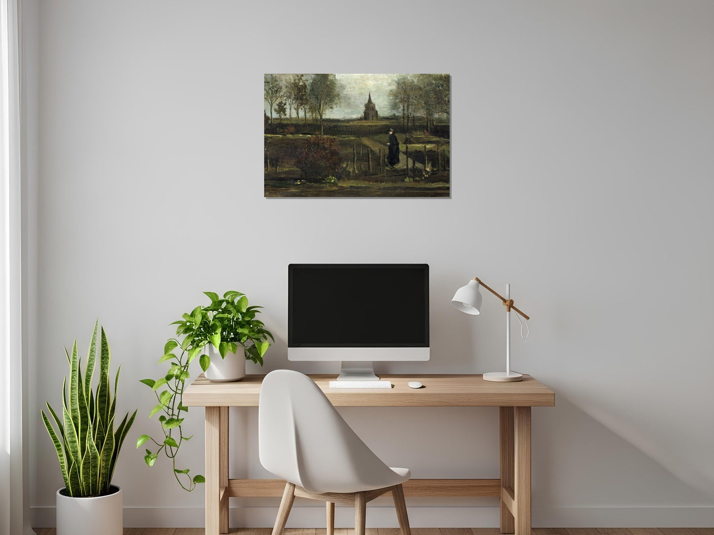 Jardín rectoral en Nuenen en primavera - Vincent van Gogh