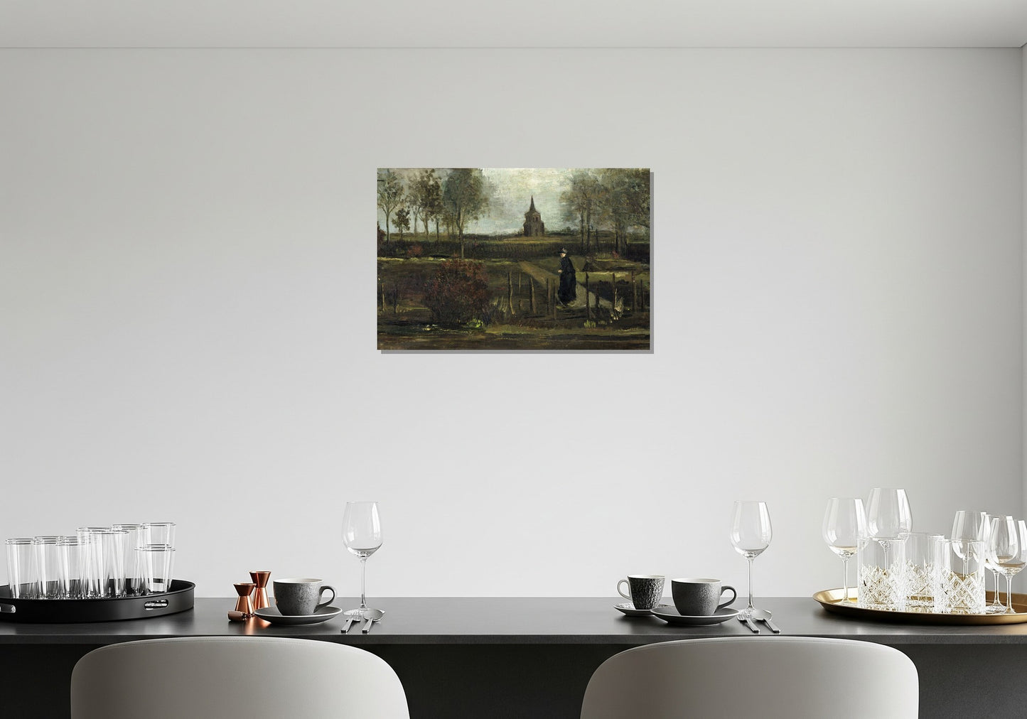 Jardín rectoral en Nuenen en primavera - Vincent van Gogh