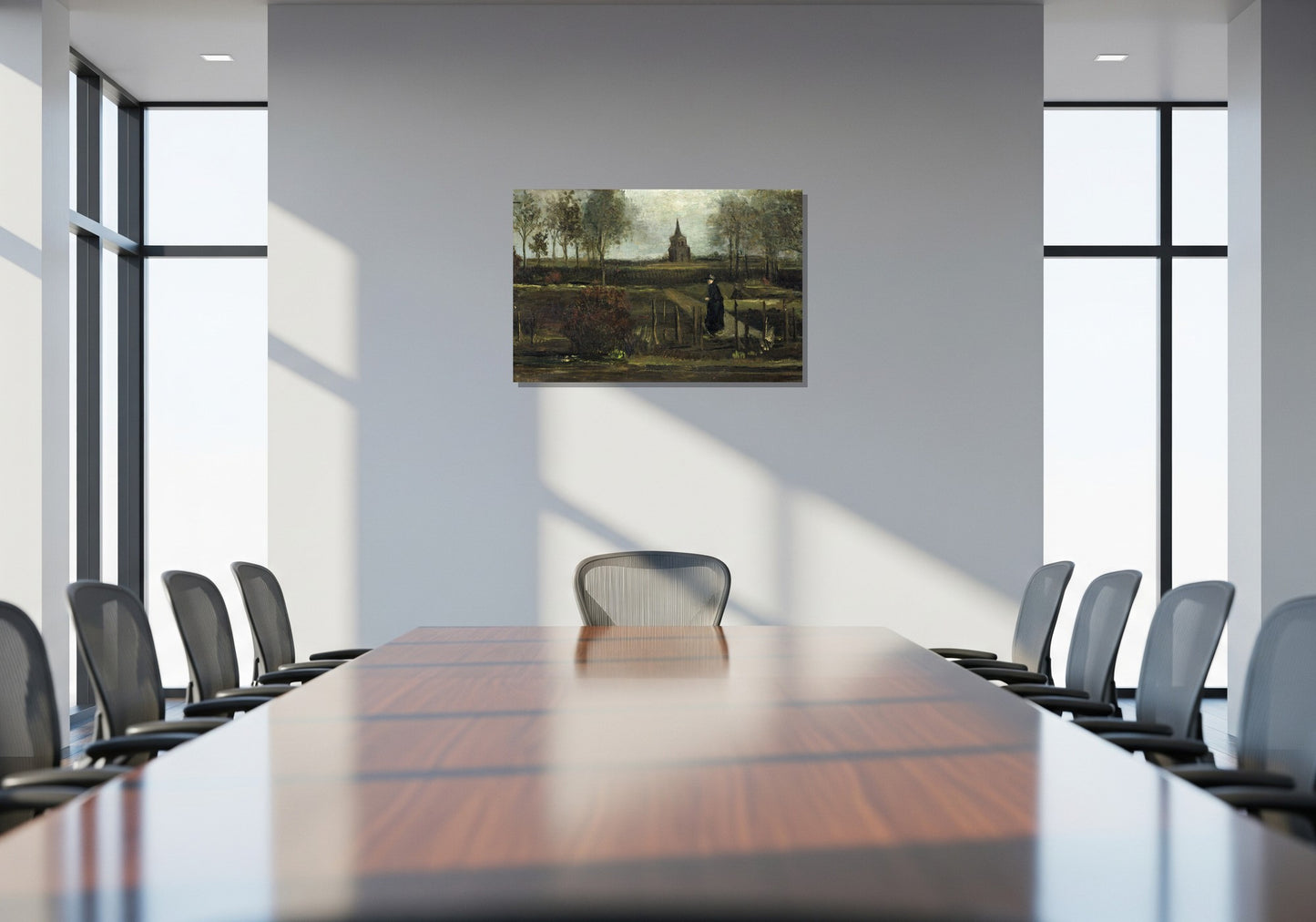 Jardín rectoral en Nuenen en primavera - Vincent van Gogh