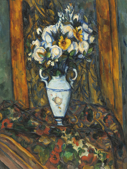 Jarrón de flores - Paul Cezanne
