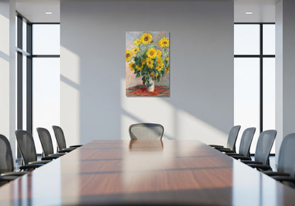 Jarrón de girasoles - Claude Monet