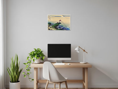 Kajikazawa en la provincia de Kai - Katsushika Hokusai