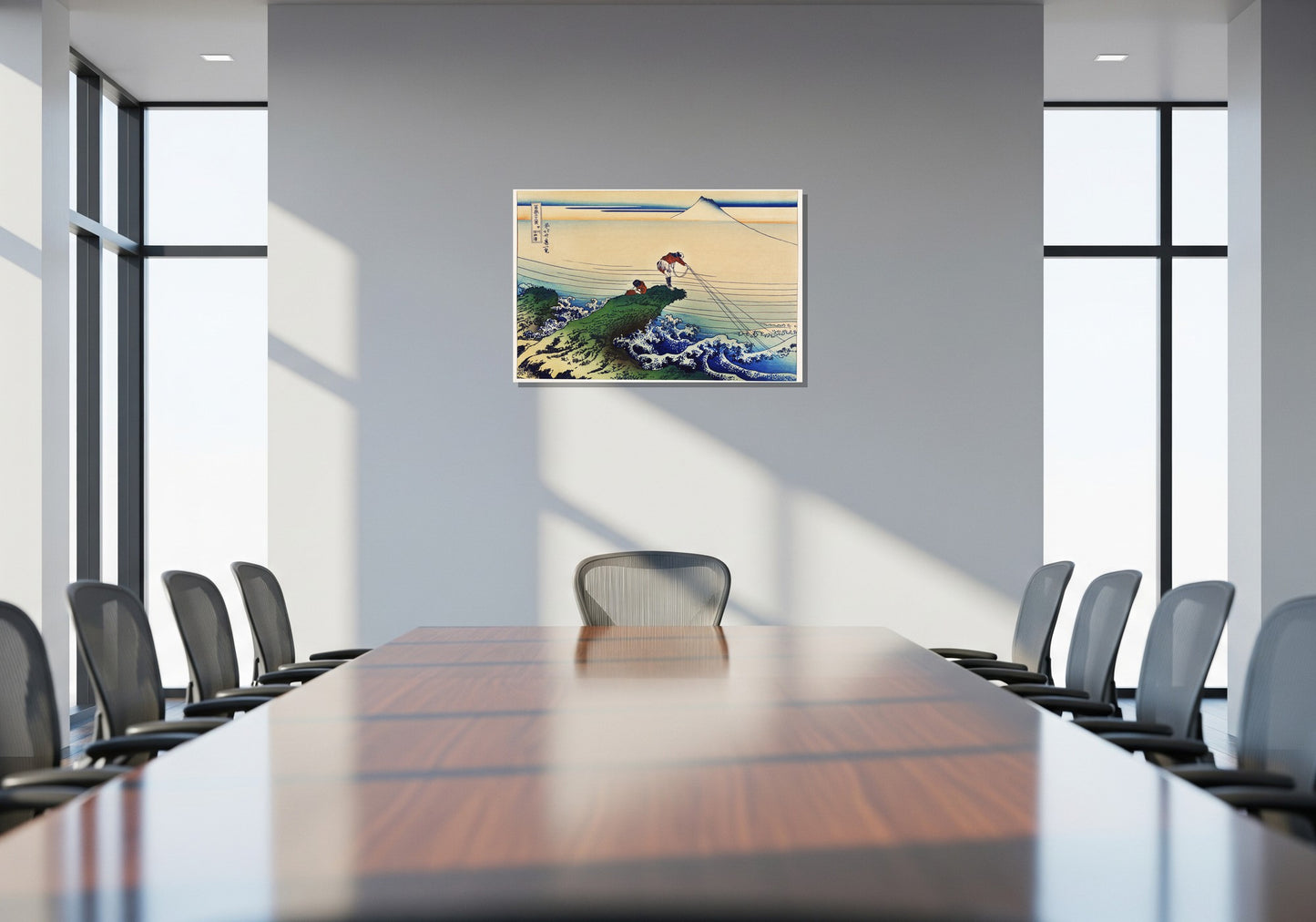 Kajikazawa en la provincia de Kai - Katsushika Hokusai