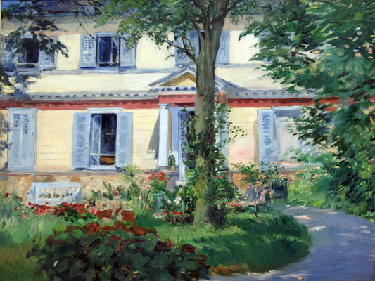 La casa en Rueil - Edouard Manet