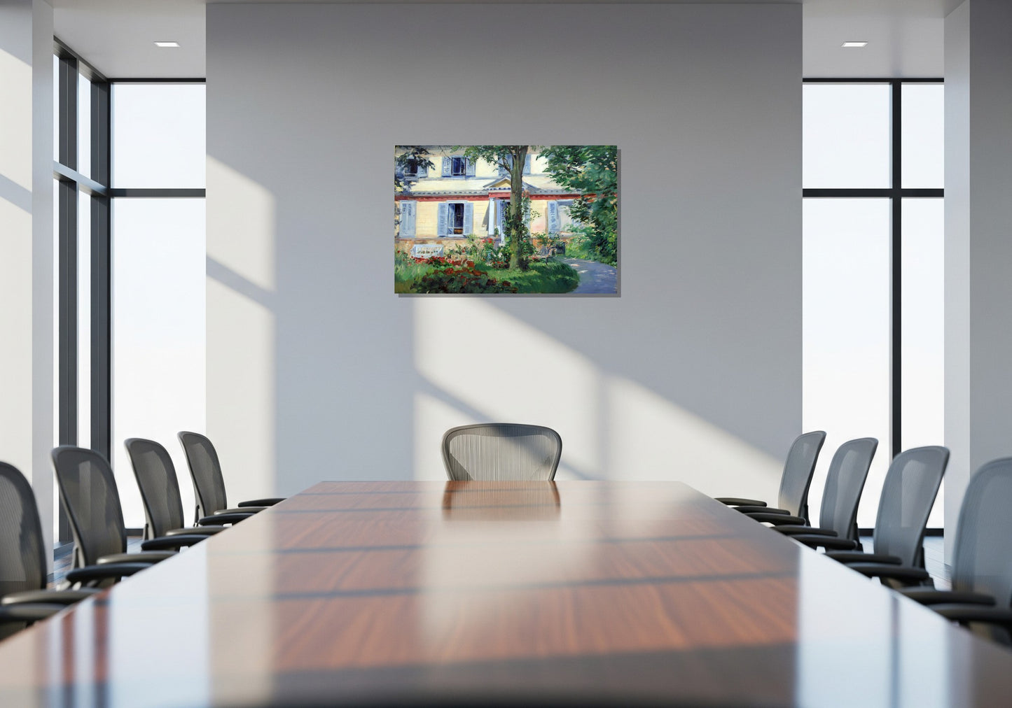 La casa en Rueil - Edouard Manet