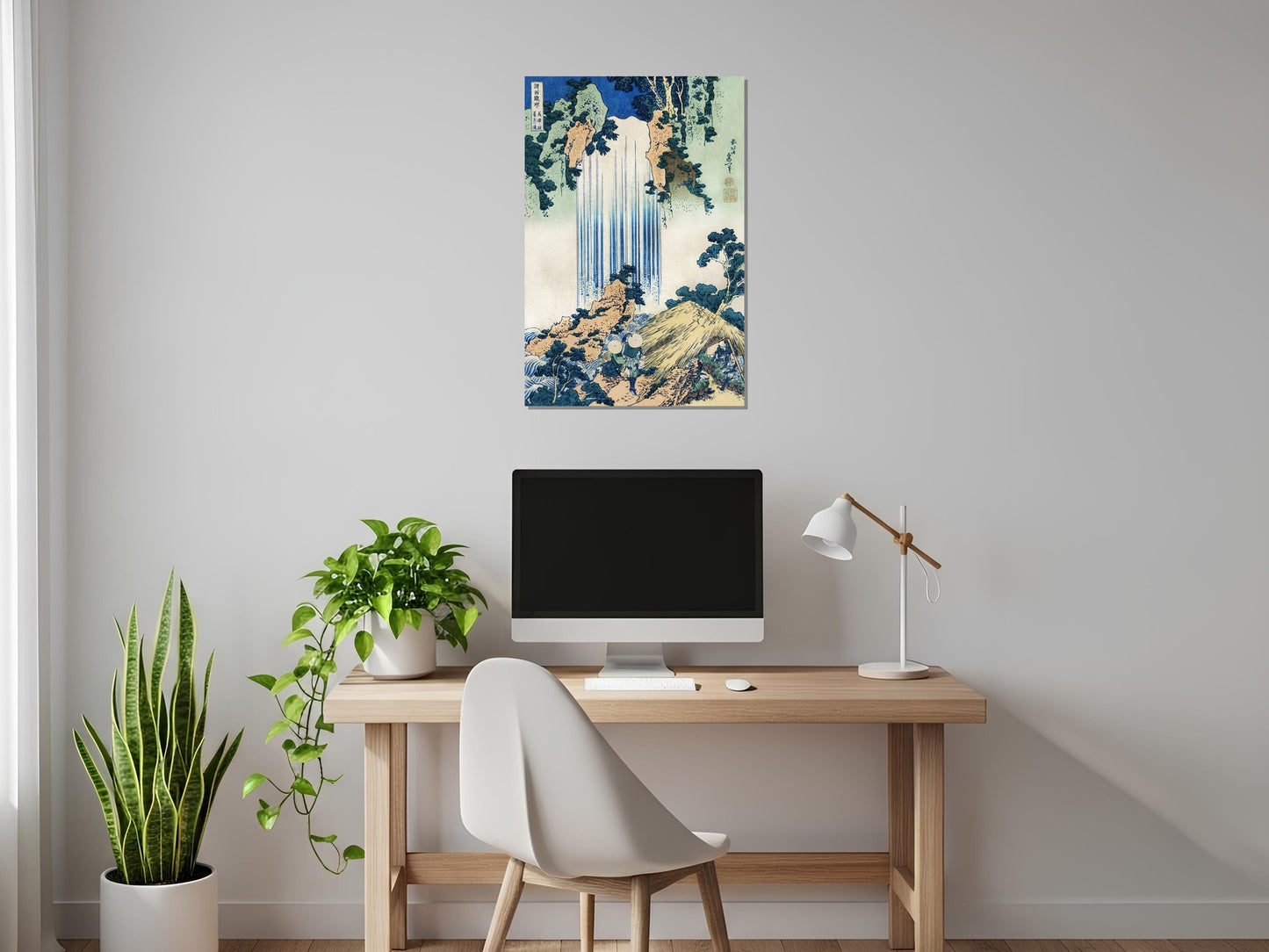 La cascada de Yoro en la Provincia de Mino - Katsushika Hokusai