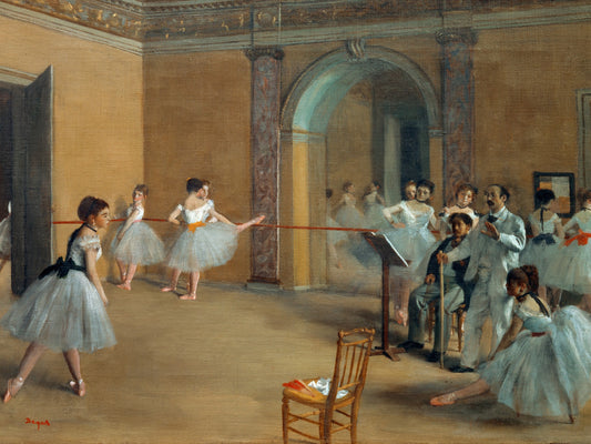 La clase de ballet - Edgar Degas