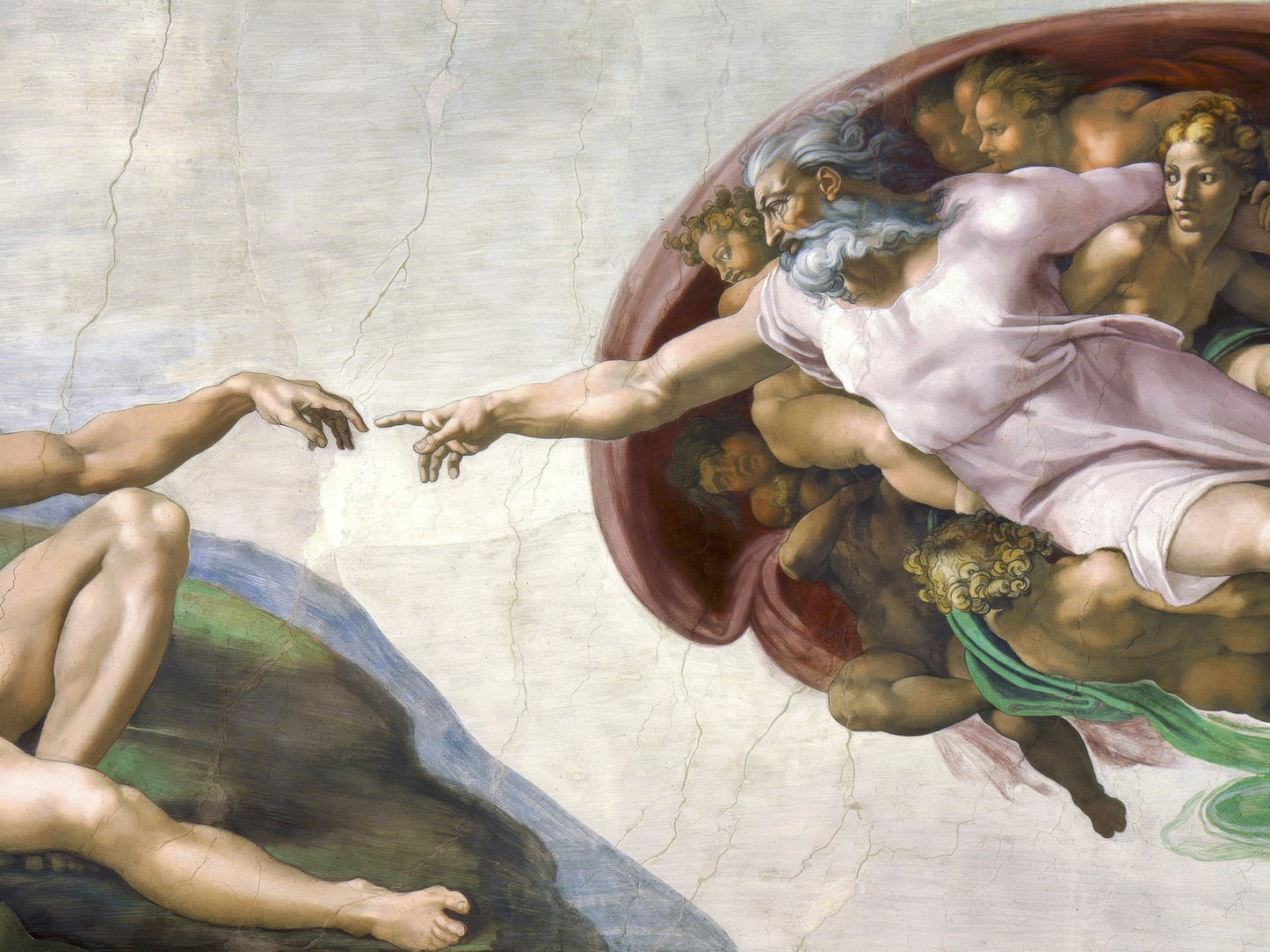 La creación de Adán - Miguel Angel
