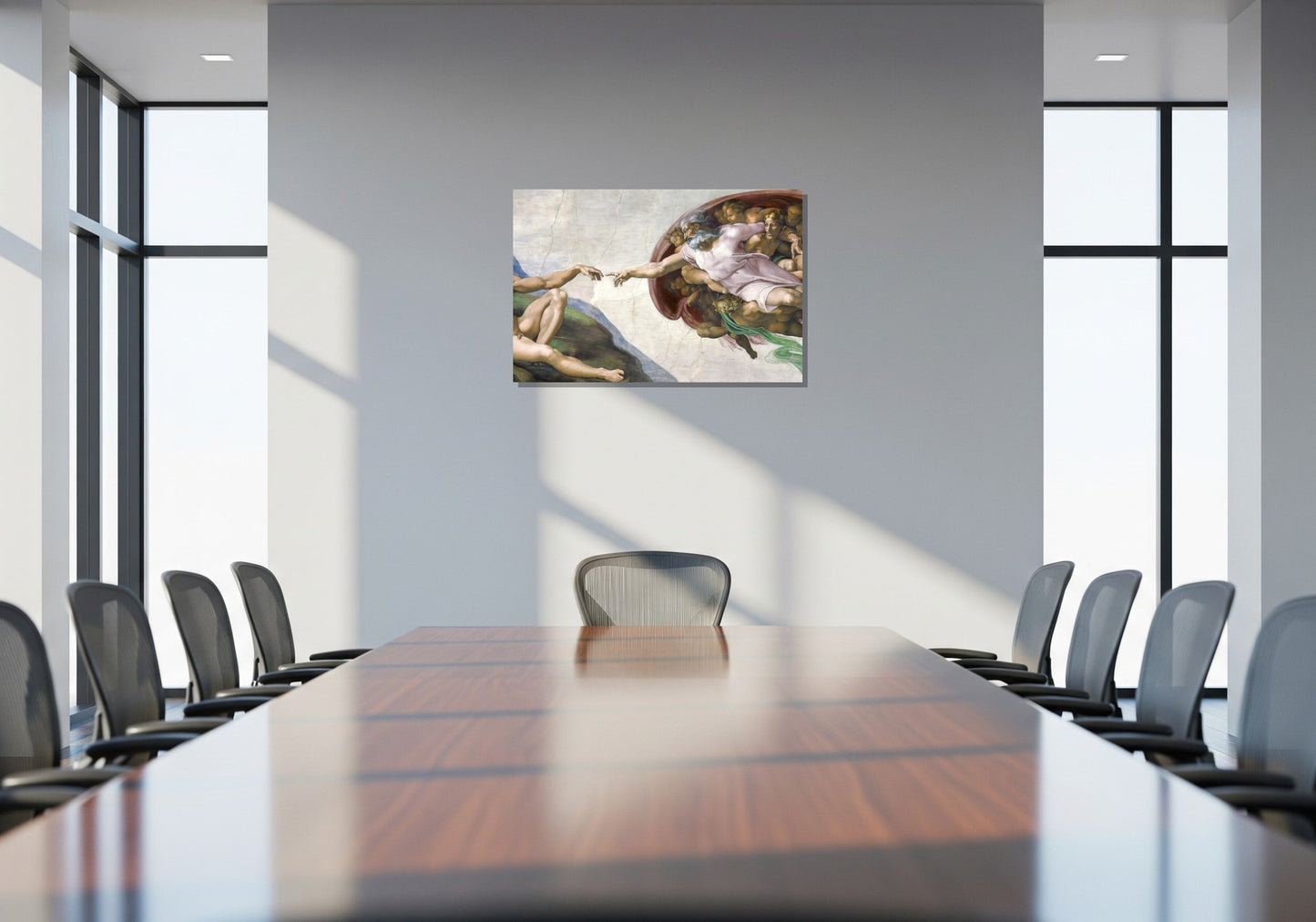 La creación de Adán - Miguel Angel