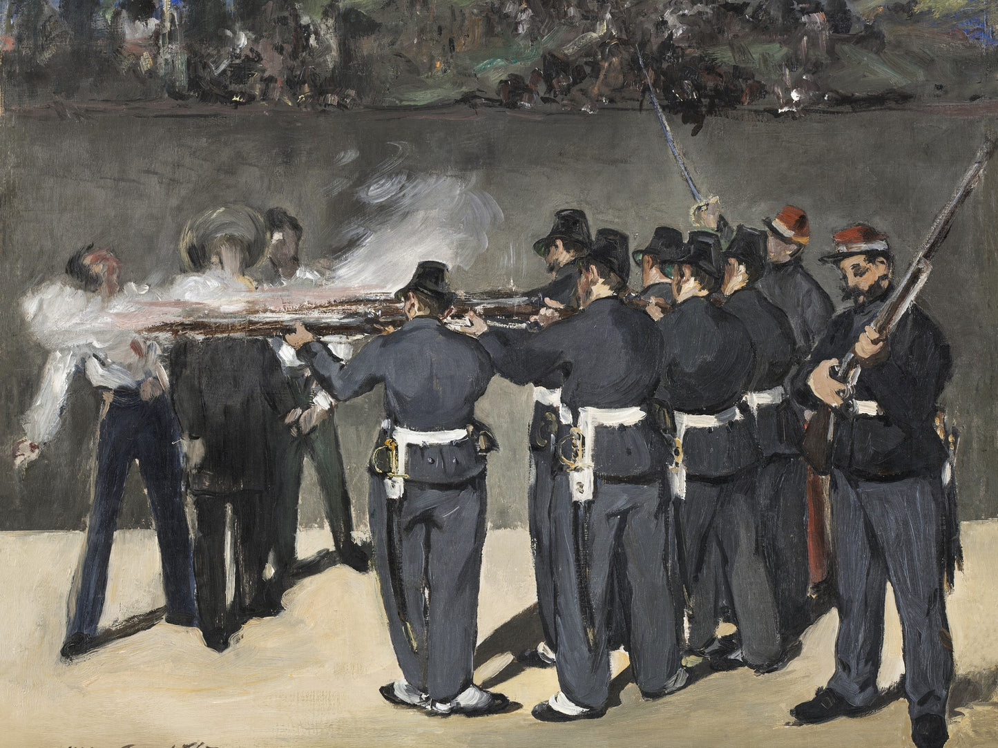 La ejecución del emperador Maximiliano - Edouard Manet